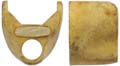 TC Hawken Forend Cap, for 15/16" octagon, wax cast brass